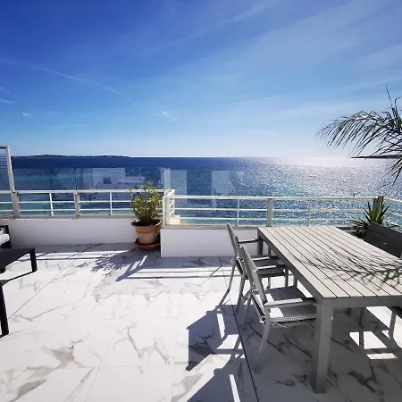Penthouse En Duplex Avec Vue Imprenable Sur La Mer Et Les Iles De Lerins Apartamento Cannes